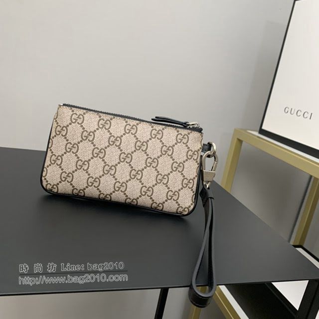 Gucci顶级男女包包 古驰GG Supreme王虎印花手拿包 522866  gdj1571